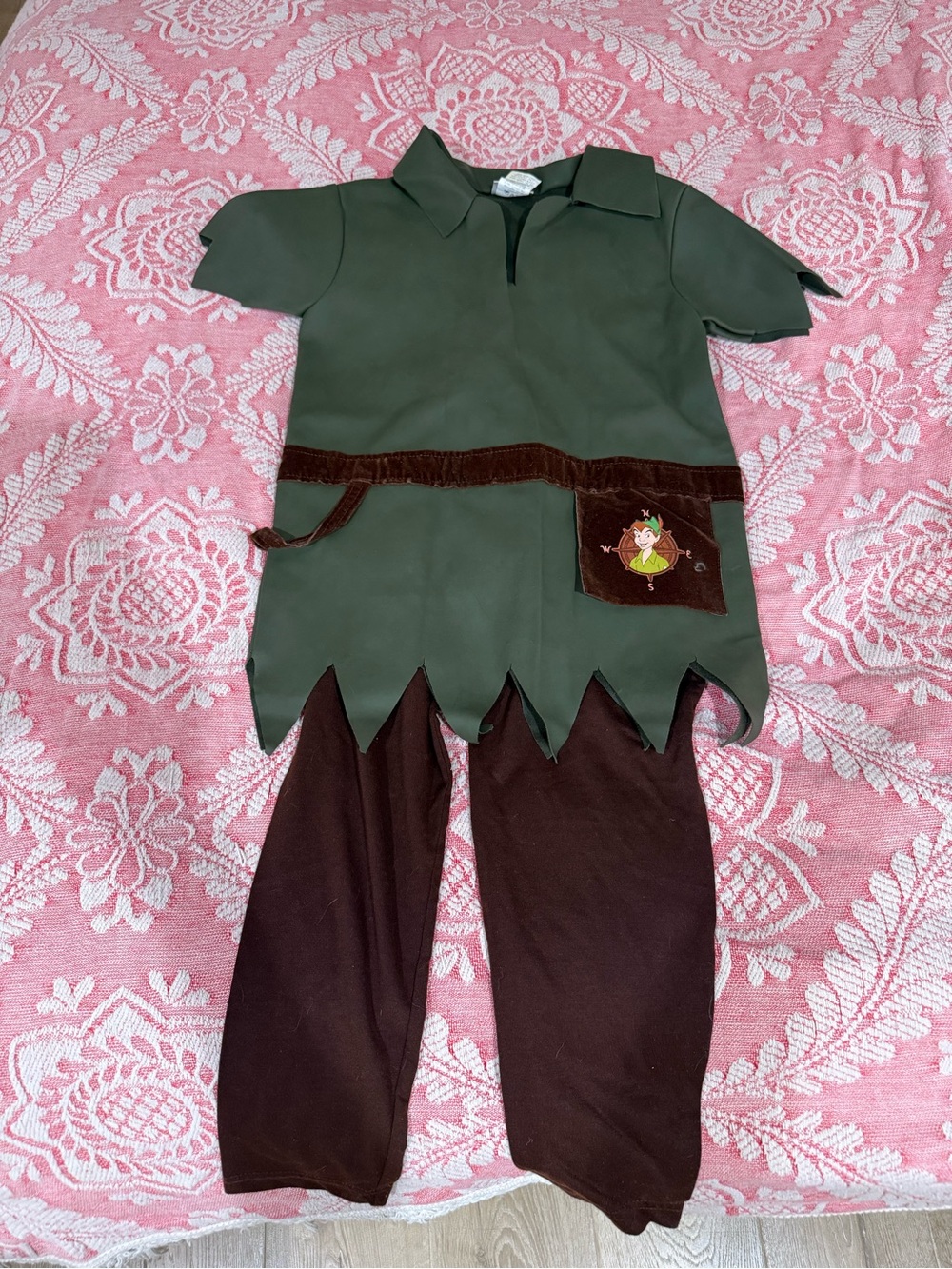 Disney vintage Peter Pan Costume size 8/10 - Picture 2 of 5
